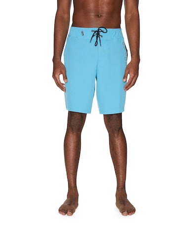 Spyder Men's Standard 9" Solid Hybrid Board Shorts, Aqua, Small