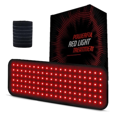 Red Light Therapy Belt, Infrared Light Therapy Device for Body Pain Relief Home Use Red Light Therapy Belt for Waist Back Shoulder Relaxing Muscle Gift for Family