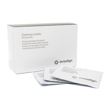 INVISALIGN Cleaning Crystals for Clear Aligners and Retainers, (50 Packets)