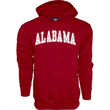 Blue 84 Men's Alabama Crimson Tide Arching Team Color Hoodie, Crimson, Large