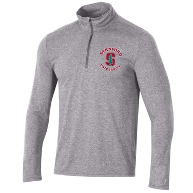 Champion NCAA Washington Huskies Men's Field Day 1/4 Zip, Small, Oxford Grey