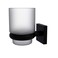 Allied Brass Montero Collection Wall Mounted Tumbler Toothbrush Holder, Matte Black