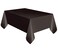 Black Solid Rectangular Plastic Table Cover (54" x 108") 1 Count - Elegant Design &amp; Premium Quality, Ideal For Parties, Events &amp; Everyday Use