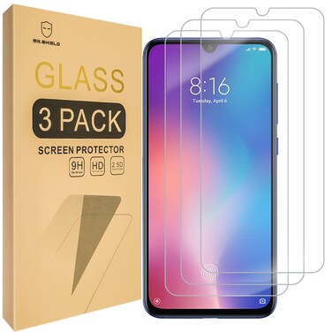 Mr.Shield [3-Pack] Designed For Xiaomi Redmi 7 [Tempered Glass] [Japan Glass with 9H Hardness] Screen Protector with Lifetime Replacement