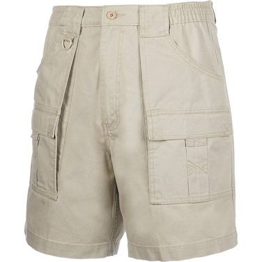Hook &amp; Tackle BeerCan Cargo Shorts - Sand - Size 38