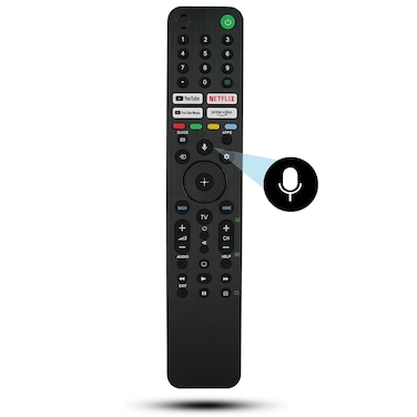 Voice RMF-TX520P Replacement Remote Control for Sony Bravia LCD TV KD-43X80J KD-50X80J KD-55X80J KD-55X85J KD-65X80J KD-65X85J KD-75X85J XR-55A80J XR-55X90J XR-65A80J XR-65X90J XR-77A80J