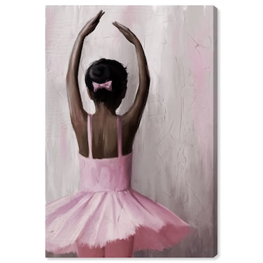 The Oliver Gal Artist Co. Sports and Teams Wall Art Canvas Prints 'Learning Ballet' Ballet