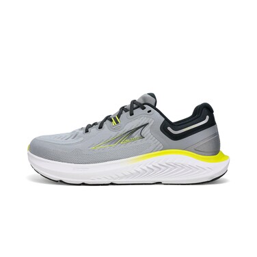 ALTRA Men's Paradigm 7 Road Running Shoe, Gray/Lime, 10.5
