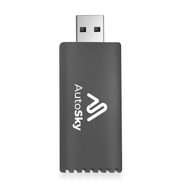 Wireless CarPlay Adapter 2023 Max Edition - Fastest and Most Compact - AutoSky - Fast and Easy Use for Cars from 2015 iPhone iOS