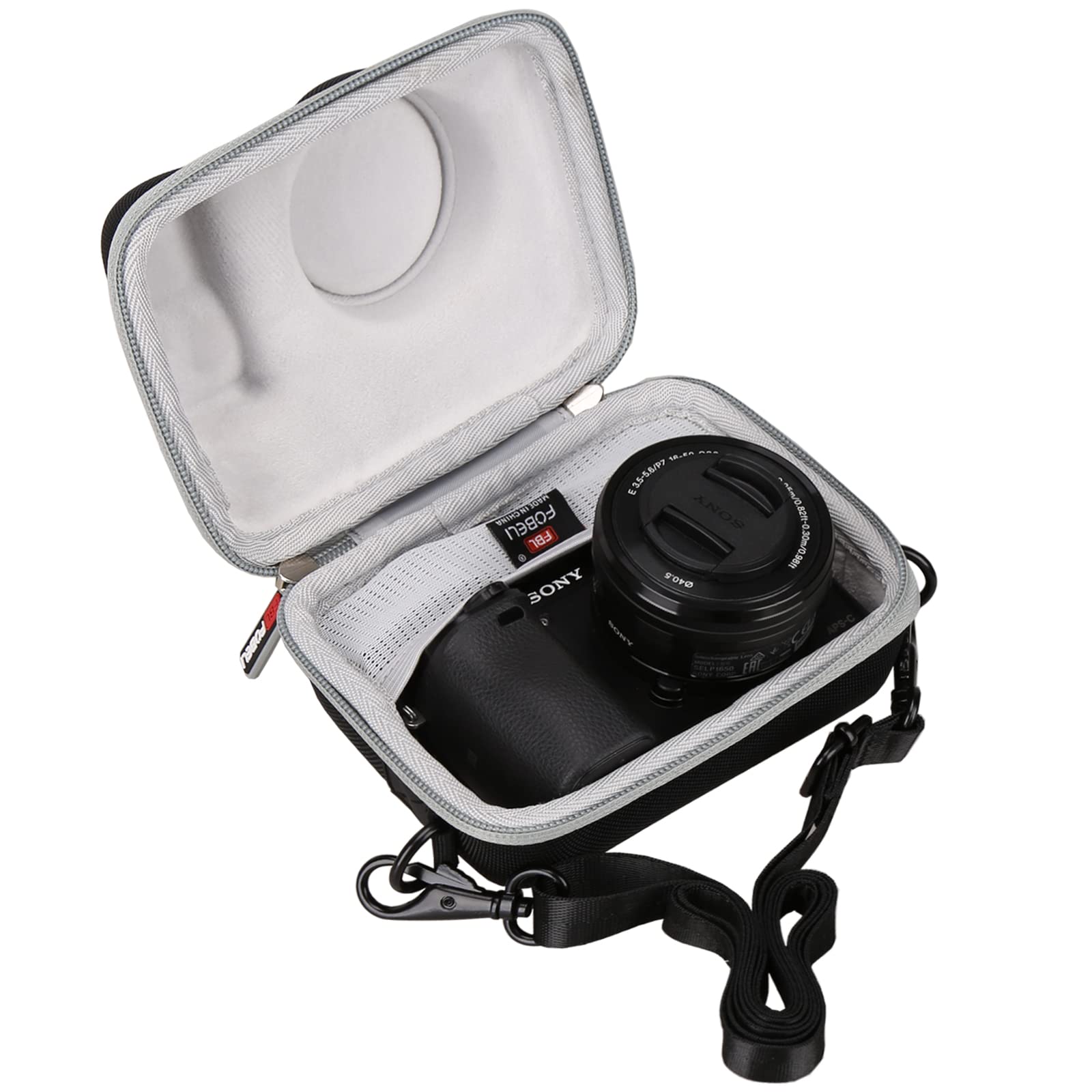 إف بي إل فوبيلي Fblfobeli Eva Hard Portable Carrying Case For Sony Alpha A6000 A6400 A6600 A6100 A5100