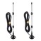 AEDIKO 2pcs 2.4GHz 7dBi WiFi Booster Antenna WiFi Antenna SMA Male Connector for WiFi Security Camera/WiFi Router/Wireless Network Card/USB Adapter