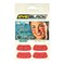 EyeBlack Under Eye Colorful Glitter Strips   Football, Baseball, Softball, Soccer   Great for Adults and Kids   Tailgating Fans, Sporting Events, Cheering Fans - 2 Pairs / 4 Strips - Red