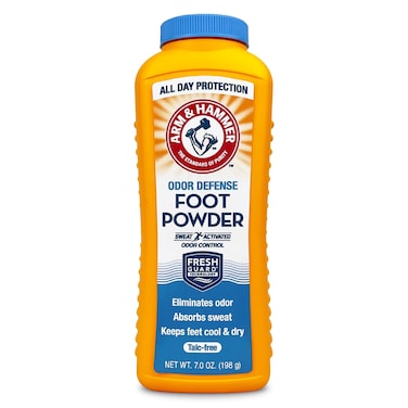 Arm &amp; Hammer Foot Powder for Shoes &amp; Feet, Talc-Free Odor &amp; Moisture Control for Men &amp; Women, 7 oz (1 Pack)