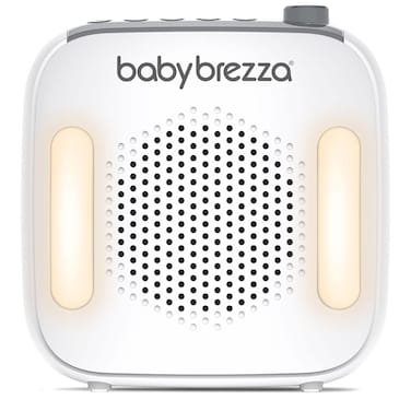 Baby Brezza Adjustable Baby Sound Machine and Night Light with 18 Sounds &ndash; Small, Portable Design for Easy Travel or Crib Use &ndash; Includes Lullaby, Nature, White Noise, Waves + More &ndash; USB Powered