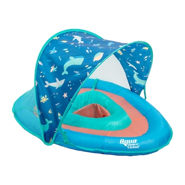 Aqua Grow-with-Me BabyBoat with Canopy, Blue