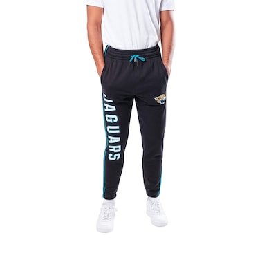 Ultra Game NFL Men's Super Soft Game Day Jogger Sweatpants, Jacksonville Jaguars, Team Color, Medium