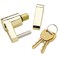 Seachoice Boat Trailer Hitch Coupler Lock with 2 Matching Keys, Solid Brass