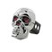 Bully CR-018 Chrome ABS Plastic Universal Fit Truck Skull LED Brake Light Hitch Cover Fits 1.25" and 2" Hitch Receivers for Trucks from Chevy (Chevrolet), Ford, Toyota, GMC, Dodge RAM, Jeep