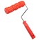 Auniwaig 7'' Pattern Paint Roller, Embossing Texture Rubber Roller for Wall Painting, Wall Decoration, Brick Pattern Roller Orange DIY Wall Paint Tools