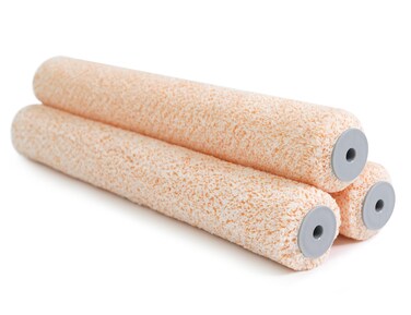 ROLLINGDOG 18 Inch Paint Roller Covers -18 Microfiber Paint Rollers for Ceiling,Wall,Floor,Decks Painting (Pack of 3, 3/8" Nap)