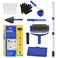Orgsele 9 Piece Wall Paint Roller Kit,Paint Brush, Paint Tray, Roller Paint Brush, Paint Roller Extension Pole,Paint Brushes for Walls,Painting Supplies for House,Small Paint Rollers,Paint Edger Tools