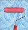canjoyn 7" Rubber Art Roller Wall Painting Pattern Roller Decorative Texture Roller DIY Patterned Paint Roller with Plastic Handle