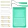 10 Pieces Paint Roller Kit, 4&rdquo; Microfiber Paint Rollers, Mini High Density Foam Roller Covers with Tray, Small Wool Blend Paint Roller Set for Painting Walls, Home House Repair