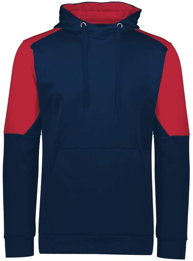Holloway Sportswear Blue Chip Hoodie 3XL Navy/Scarlet