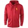 dunbrooke NCAA USC Trojans Mens Trophy Tech Fleece Fullzip Hoodie, Red, X-Large