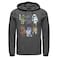Star Wars Doodles Mens Pullover Hoodie, Charcoal Heather, 3X-Large