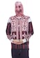 Faux Real Men's Sublimated Faux Full Hoodie, Pope Mask Zip, Large
