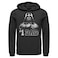 Star Wars Young Men's Numero Uno Hoodie, Black, 3X-Large