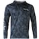 Salt Life CamoX Hoodie SLX Long Sleeve Classic Fit, Navy, X-Large
