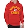 Junk Food Clothing x NFL - Kansas City Chiefs - Classic Team Logo - Unisex Adult Pullover Fleece Hoodie for Men and Women - Size XX-Large, Red