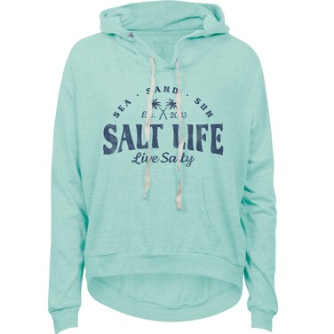 Salt Life Sea N Sun Hoodie Long Sleeve Classic Fit, AQSEA, X-large