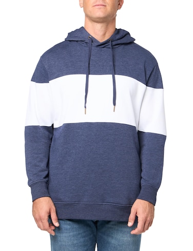 Holloway Sportswear Ivy League Hoodie M Navy Heather/White