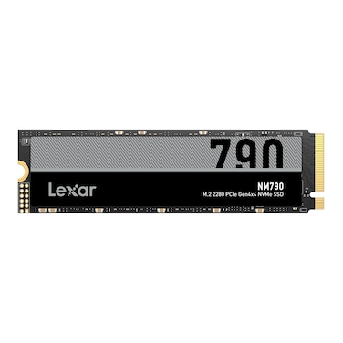 Lexar 2TB NM790 SSD PCIe Gen4 NVMe M.2 2280 Internal Solid State Drive, Up to 7400/6500 MB/s Read/Write, Compatible with PS5, for Gamers and Creators, Black (LNM790X002T-RNNNU)