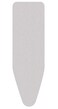 Brabantia Size C (49 x 18 inches) Replacement Ironing Board Cover with Thick Foam &amp; Felt Padding (Metallized) Easy-Fit, 100% Cotton