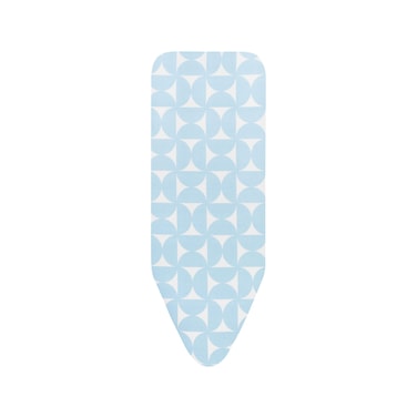 Brabantia Size C (49 x 18 inches) Replacement Ironing Board Cover with Durable Foam Layer (Fresh Breeze) Easy-Fit, 100% Cotton