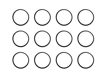 Float Bowl Gasket for Tecumseh H80 HH100 HM VM Replaces Tecumseh 631028A (Pack of 12)