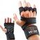 HMH Sports Workout Gloves Weight Lifting Gym Gloves for Men Women Wrist Support Padded Adjustable &amp; Ventilated Grip Palm Protection Exercise Fitness Gloves, Pull ups