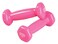 SPRI Deluxe Vinyl Coated Dumbbell Set (Pink) - 1 lb, Set of 2, Hand Weights for Muscle Toning, Step Aerobics, Strength Training, Professional-Grade Unisex Workout Equipment for Home &amp; Gym