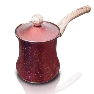 18.6 oz Turkish Coffee Pot &ndash; Turkish Ibrik for Flavorful Coffee &ndash; Multipurpose Arabic Coffee Pot with Lid &ndash; Heavy-Duty Stainless Steel Coffee Pot