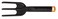 Fiskars Cultivator - Fiber Composite Hand Rake with Hang Hole - Heavy Duty Garden Tools