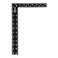 POWERTEC Carpenter Square 8&quot; x 12&quot; - L Square Ruler, Right Angle Square Tool, Woodworking Square for Carpentry, Construction, DIY, 1PK (80035)
