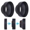 67mm Camera Lens Hood - Rubber - Set of 2 - Collapsible in 3 Steps - Sun Shade/Shield - Reduces Lens Flare and Glare - Blocks Excess Sunlight for Enhanced Photography and Video Footage - Perfect