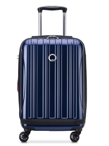 DELSEY PARIS Helium Aero Hardside Expandable Luggage with Spinner Wheels, Blue Cobalt, Carry-On 19 Inch