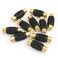 ELECTOP 10 Pack RCA Female to Female Coupler Audio Video Gold Adapter, for Phono, Speaker, RCA Cable, Amplifier