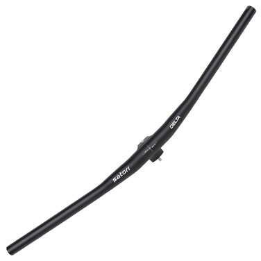 Satori Bike Handlebar - Delta City Comfort Bicycle Aluminum AL6061 Handlebar with Integrated Stem - Great for MTB Mountain Bikes Trail - Width 720mm