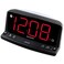 Sharp LED Digital Alarm Clock &ndash; Simple Operation - Easy to See Large Numbers, Built in Night Light, Loud Beep Alarm with Snooze, Bright Big Red Digit Display